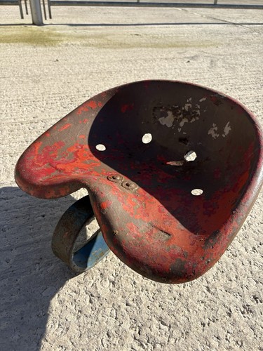 Vintage tractor seat