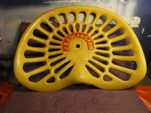 Tractor implement seat j - ,