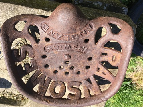 Fabulous vintage tractor seat