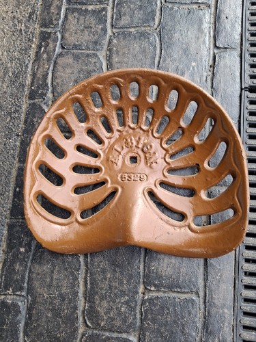 Vintage antique tractor seat - tractor,