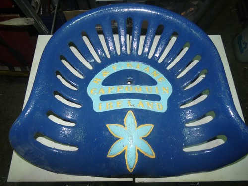 Tractor implement seat - ,